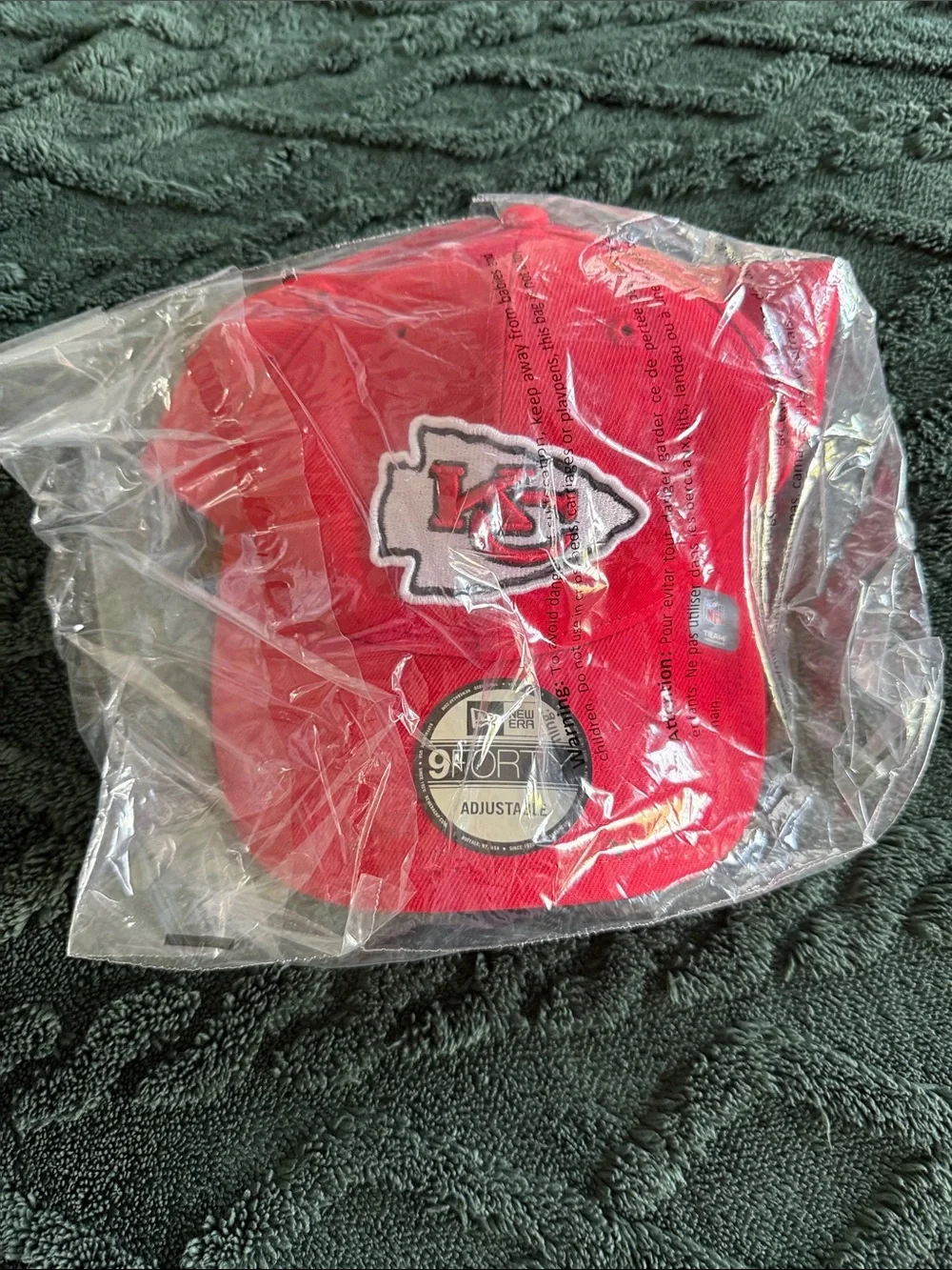 New Era Red Kansas City Chiefs Cap with Team Logo